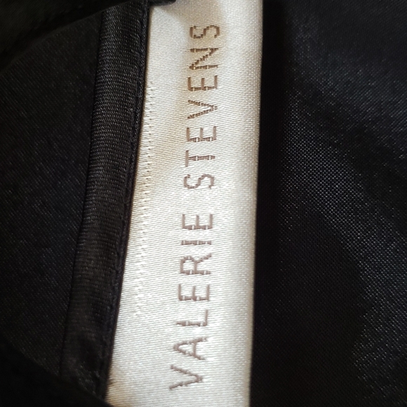 Vintage Valerie Stevens Full Length Glossy Black Kimono Floral Lace Robe - Picture 9 of 10